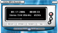 Vista MP3 Recorder screenshot